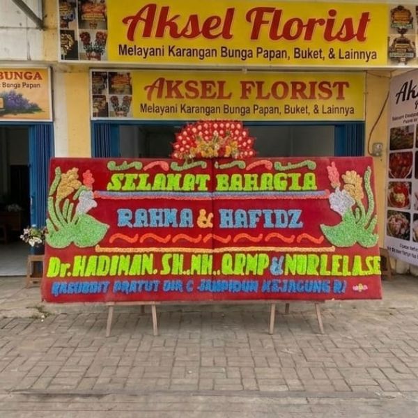 Papan Bunga Pernikahan Medan Aksel Florist